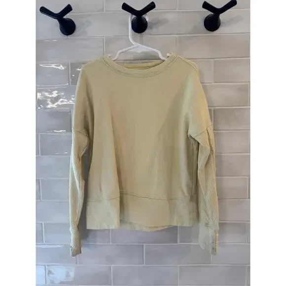 ATHLETA GIRL yellow sweatshirt | Girls XS/6 - Picture 5 of 5